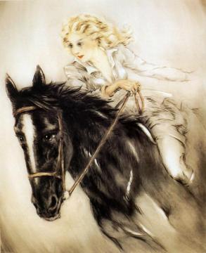 Horsewoman Artwork by Louis Icart