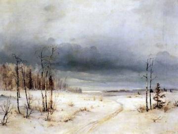 Winter Artwork by Alexei Kondratevich Savrasov
