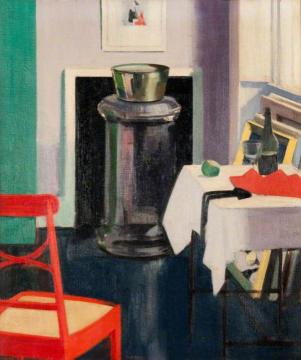 Studio Interior Artwork by Francis Campbell Boileau Cadell
