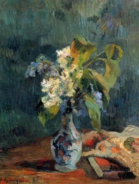 Lilac Bouquet Artwork by Paul Gauguin