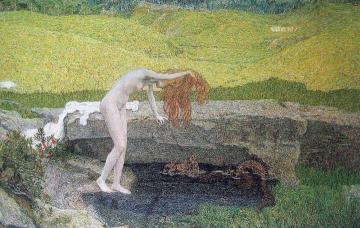La Vanita Artwork by Giovanni Segantini