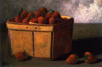 Basket Of Strawberries Artwork by John Frederick Peto
