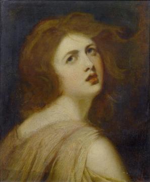 A Study Of Emma, Lady Hamilton, As Miranda Artwork by George Romney
