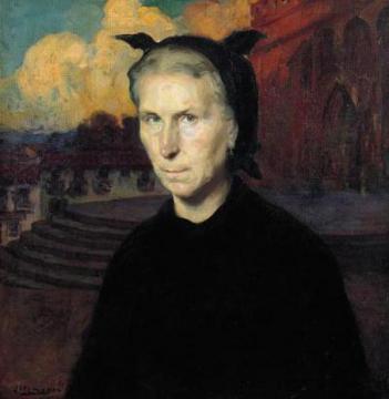 Mujer Mayor Artwork by Fernando Alvarez Sotomayor