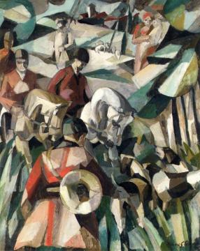 The Hunt Artwork by Albert Gleizes