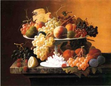 Still Life with Fruit Artwork by Severin Roesen