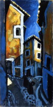 Street in Graveson Artwork by Auguste Chabaud