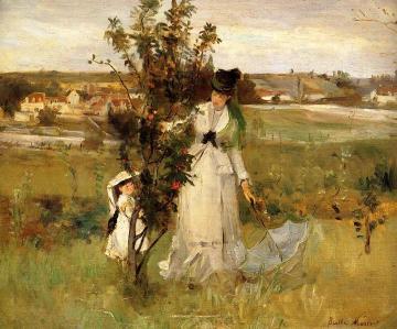 Hide and Seek Artwork by Berthe Morisot