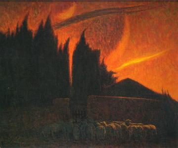 Sunset Artwork by Benvenuto Benvenuti