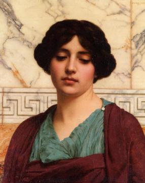 Stesicrate Artwork by John William Godward