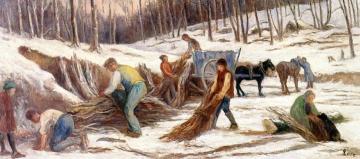 Wood Gatherers Artwork by Maximilien Luce