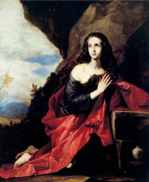 St.Mary Magdalene in the Desert Artwork by Jusepe de Ribera