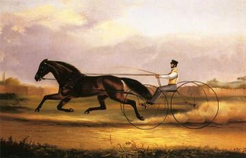A Fast Trotter Artwork by Thomas Kirby Van Zandt
