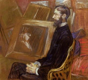 Portrait Of Georges-henri Manuel Artwork by Henri de Toulouse-Lautrec