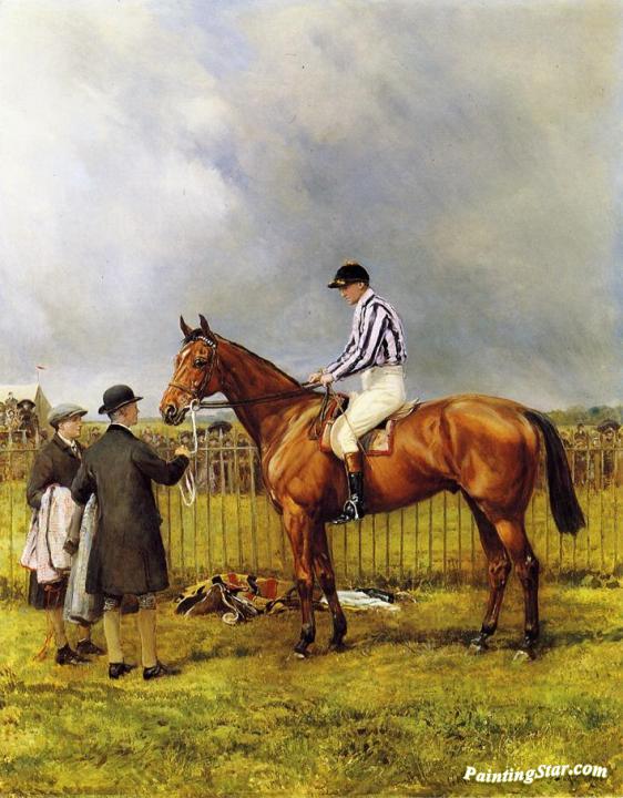 Portrait of Captain F. W. Forester on Denis Auburn Artwork by Heywood Hardy