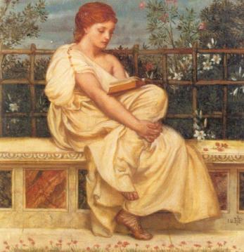 Reading Artwork by Sir Edward John Poynter