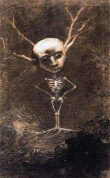 Spirit of the Forest Artwork by Odilon Redon