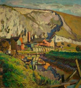 Lewes Landscape, East Sussex Artwork by Duncan Grant