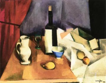 Still Life With Bottle Artwork by Henri Hayden
