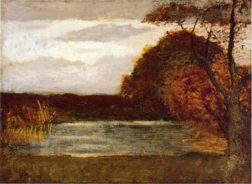The Pond Artwork by Albert Pinkham Ryder