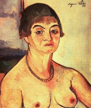 Self-portrait Artwork by Suzanne Valadon