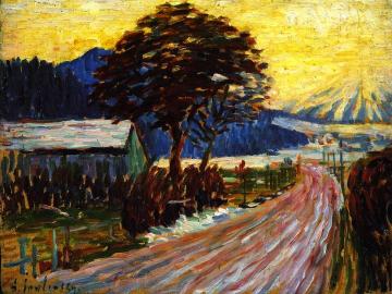 Country Road in Füssen Artwork by Alexej Jawlensky