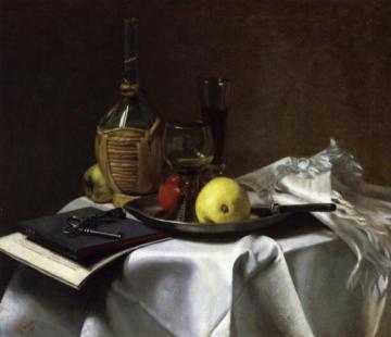 Still Life with Pears and Cask Artwork by Charles Ethan Porter
