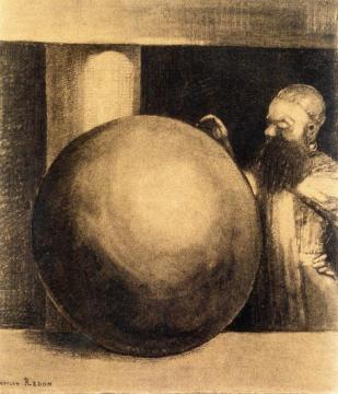 The Metal Ball Artwork by Odilon Redon