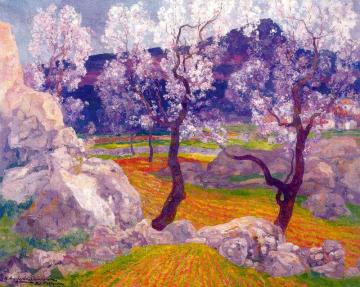 Ametllers En Flor Artwork by Hermen Anglada Camarasa