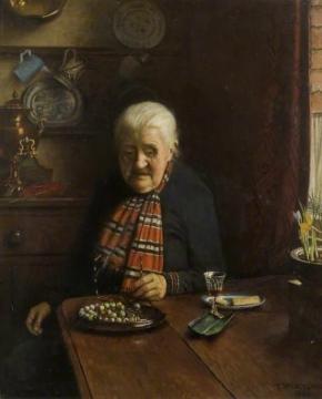 Solitaire Artwork by Charles Spencelayh