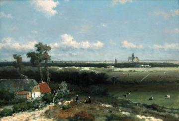 View Of Haarlem Artwork by Johan Hendrik Weissenbruch