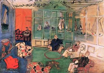 The Royal Yacht Club at Cowes Artwork by Raoul Dufy