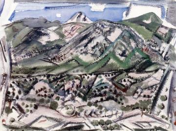 Mountain Patterns, New Mexico Artwork by John Marin