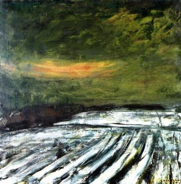 Snowy Landscape Artwork by Albert Servaes