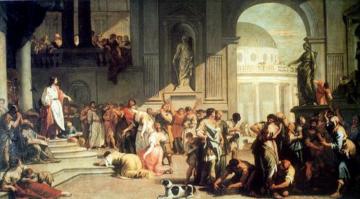 Susanne before Daniel Artwork by Sebastiano Ricci
