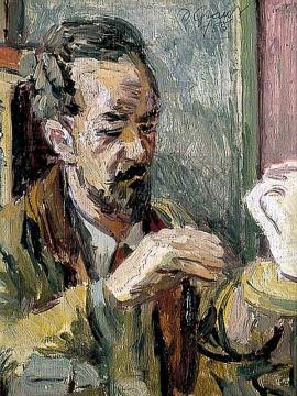 Edward Le Bas, Decorating A Pot Artwork by Duncan Grant