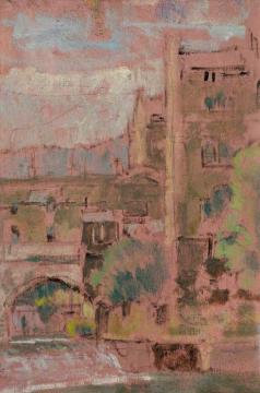 Part Of Pulteney Bridge, Bath Artwork by Walter Richard Sickert