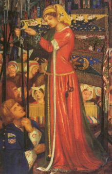 Before the Battle Artwork by Dante Gabriel Rossetti