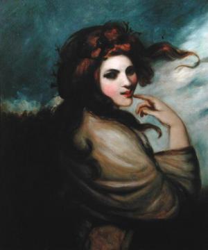 Portrait Of Emma Hamilton Artwork by George Romney