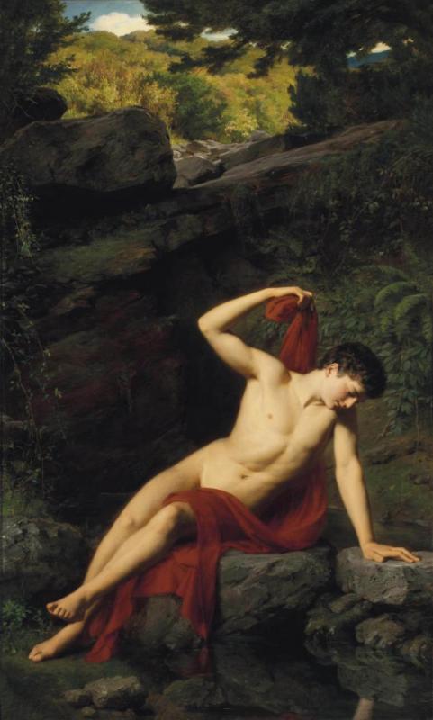 Narcissus Artwork by Adolf Joseph Grass