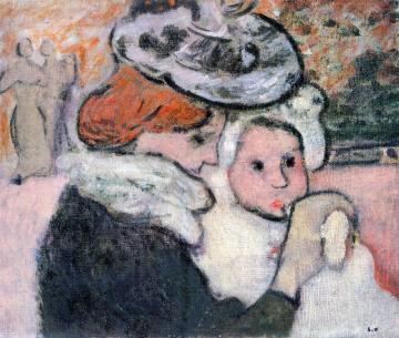 Mother And Child Artwork by Louis Valtat