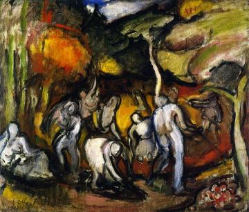 Work in Autumn, The Côte de Grâce Artwork by Emile-othon Friesz