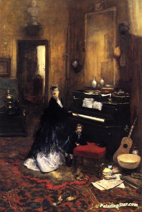 Interior Scene Artwork by Antoine Vollon