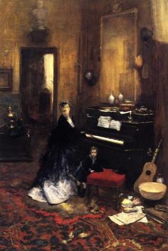 Interior Scene Artwork by Antoine Vollon