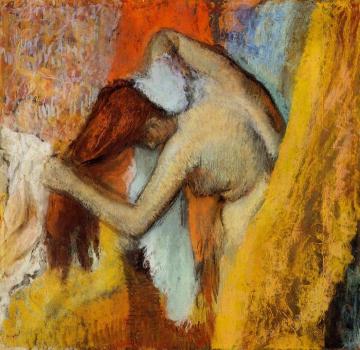 Woman at Her Toilette Artwork by Edgar Degas