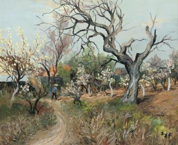 Orchard In Ile-de-france Artwork by Marcel Dyf