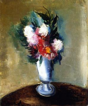 Flowers In A Vase Artwork by Maurice De Vlaminck