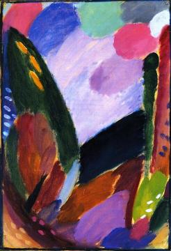 Large Variation: Thunder Storm Artwork by Alexej Jawlensky