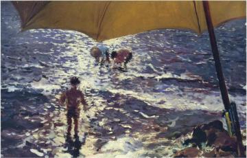 Midday At Valencia Beach Artwork by Joaquin Sorolla y Bastida