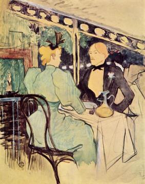 Aux Ambassadeurs, Gens Chics Artwork by Henri de Toulouse-Lautrec